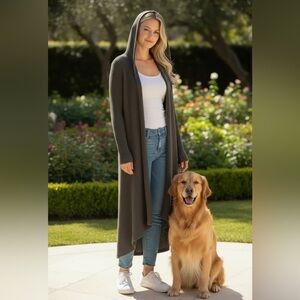 mittoshop Olive Ribbed Tunic Sweater- Perfect Spring Transition Piece